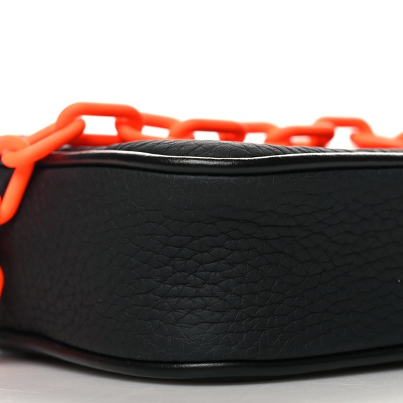 AUTHENTIC Louis Vuitton Taurillon Monogram Uniformes Solar Ray Soft Pochette - Picture 9 of 11